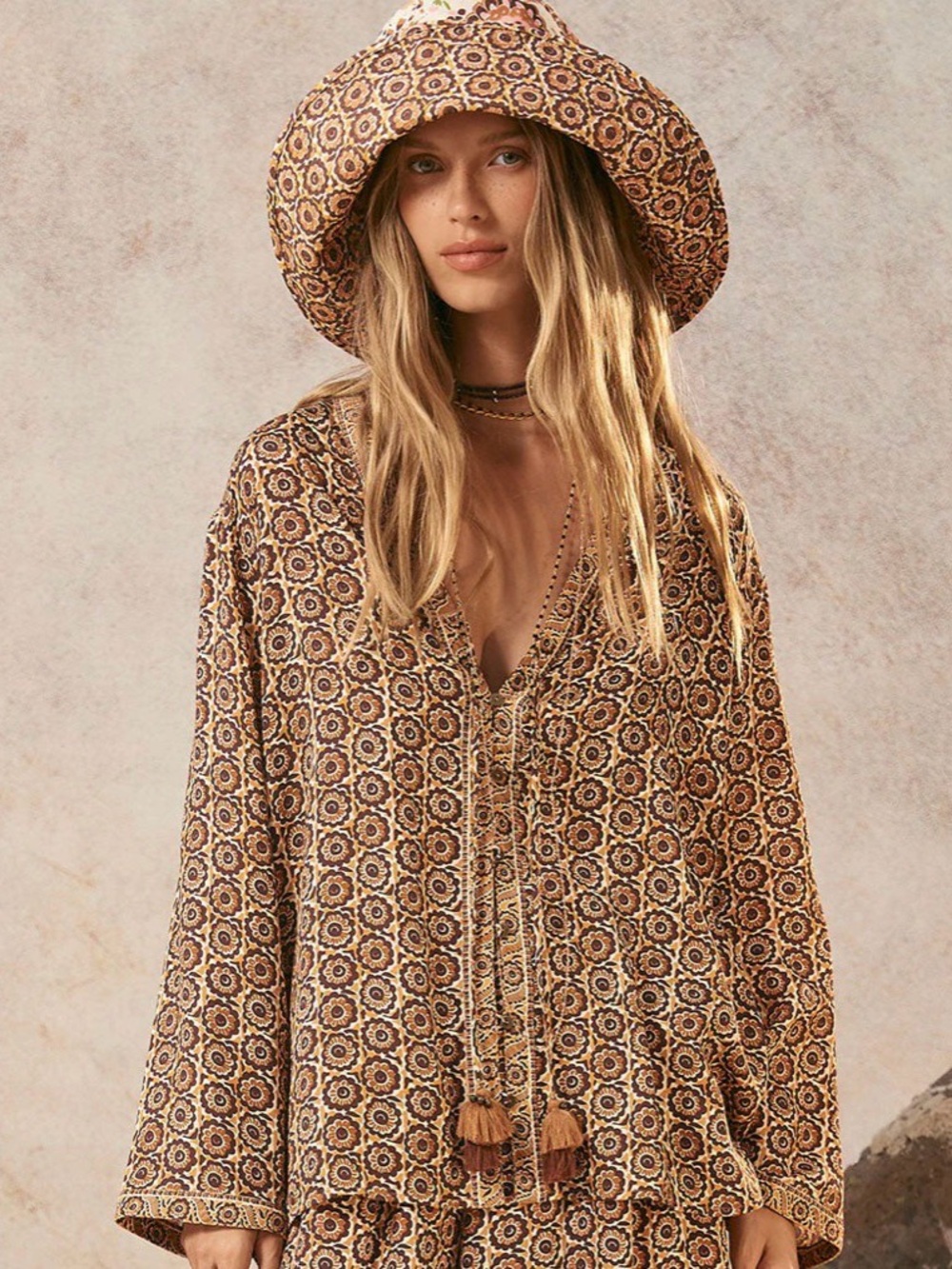 Spell Sannah Tie Blouse
